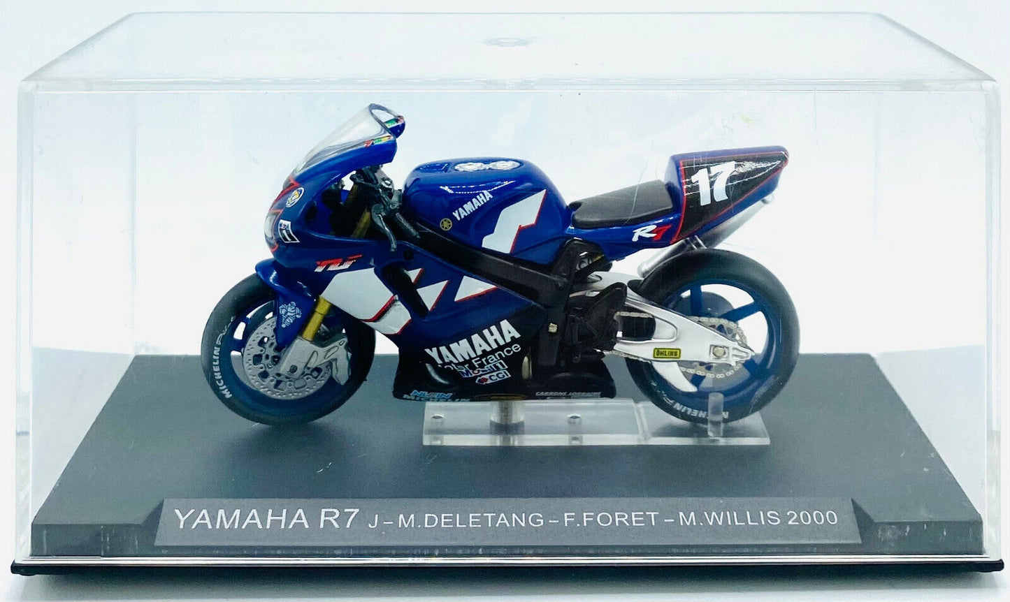 EBOND Yamaha R7 J.M.Deletang F.Foret M.Willis - 2000 - Die Cast - 1:24 - 0210