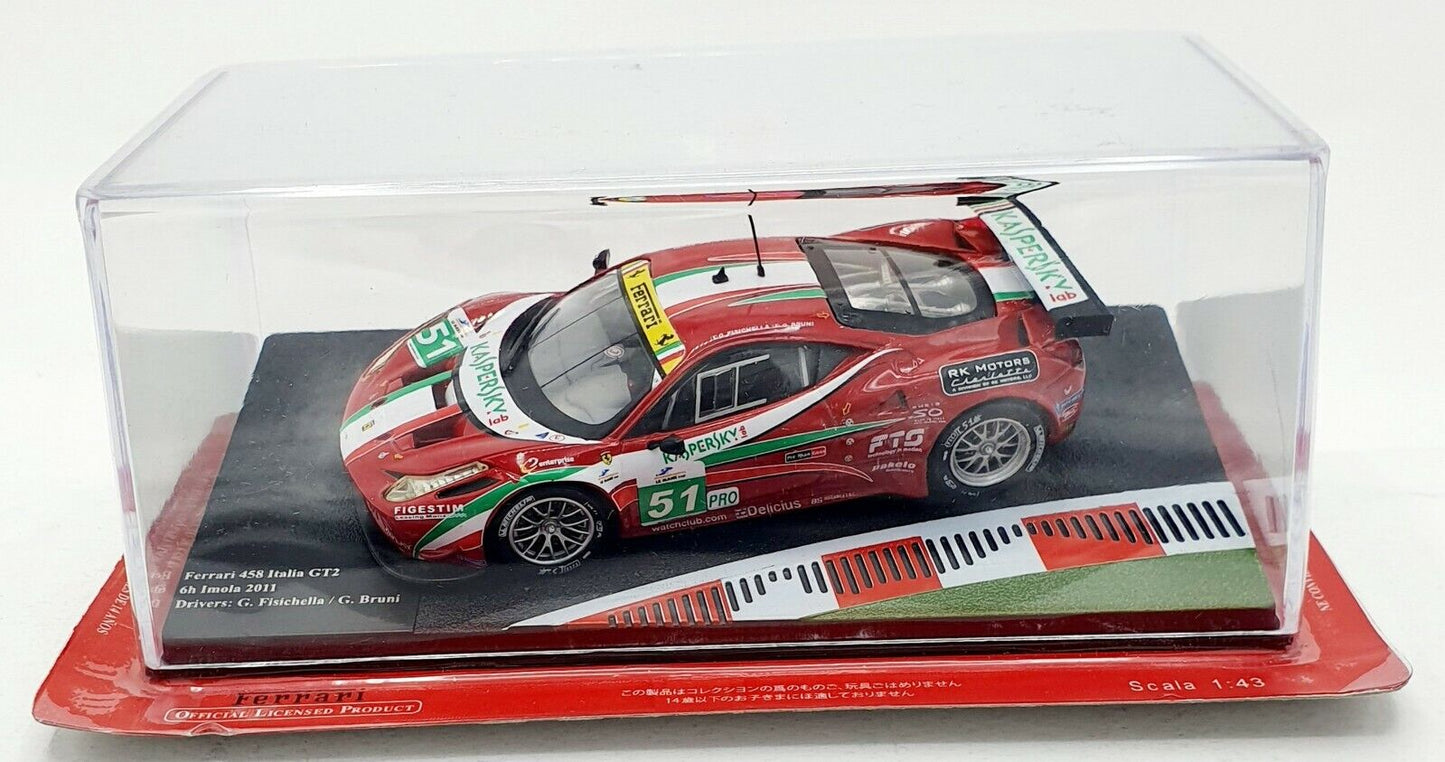 EBOND Ferrari 458 Italia GT2 6h Imola 2011-G.Fisichella -Die cast - 1:43 - 0094.