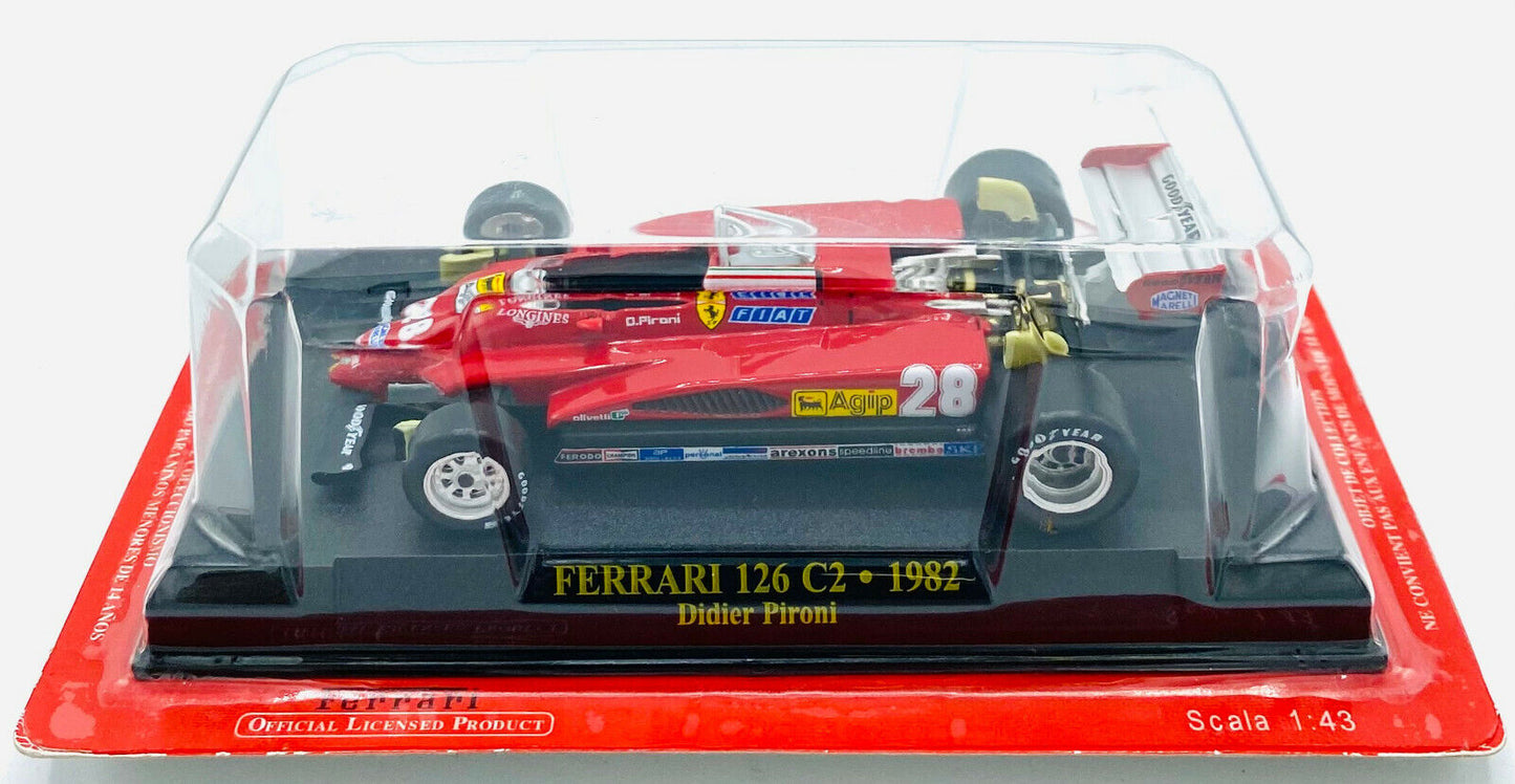 EBOND F1 Ferrari 126 C2 - Didier Pironi - 1982 - Die Cast - 1:43 - 0211