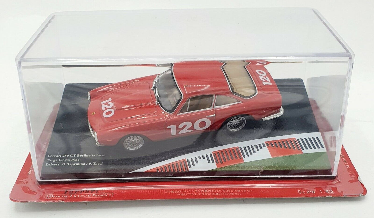 EBOND Ferrari 250GT Berlinetta lusso Targa Florio - 1964 - Die cast- 1:43- 0079.