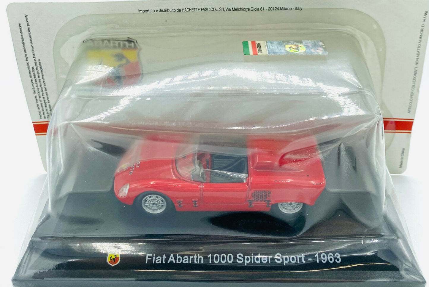 EBOND Fiat Abarth 1000 Spider Sport - 1963 - Die cast - 1:43 - 0171