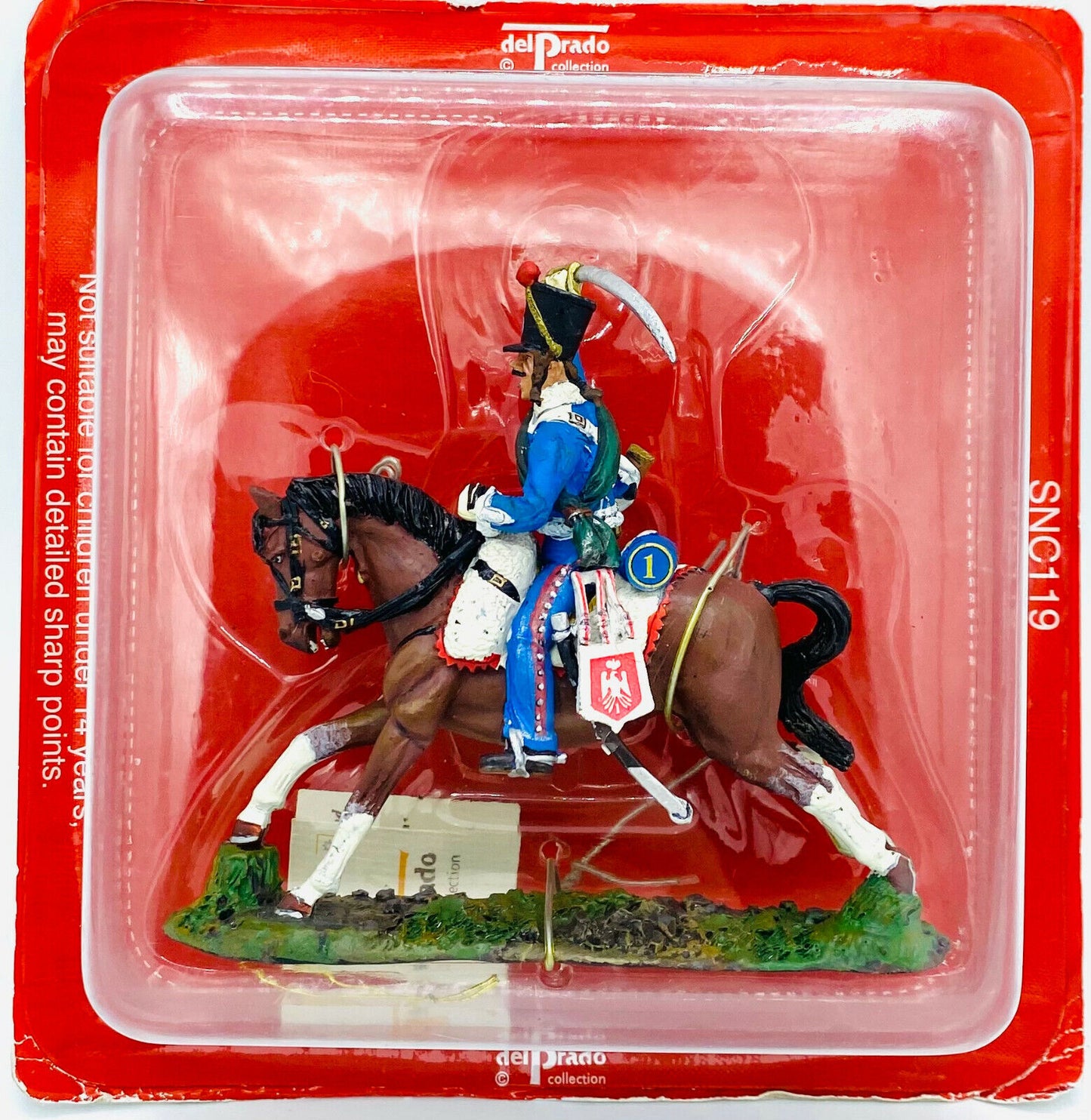 EBOND Soldatino In Piombo Trooper French Hussars 1813 - DelPrado - 0218