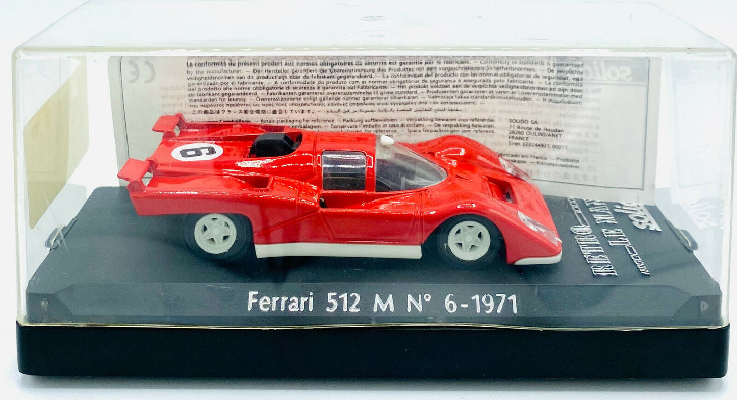 EBOND Ferrari 512 M - N°6 - 1971 - Retro Le Mans Solido - 7171 - 1:43 - 0207
