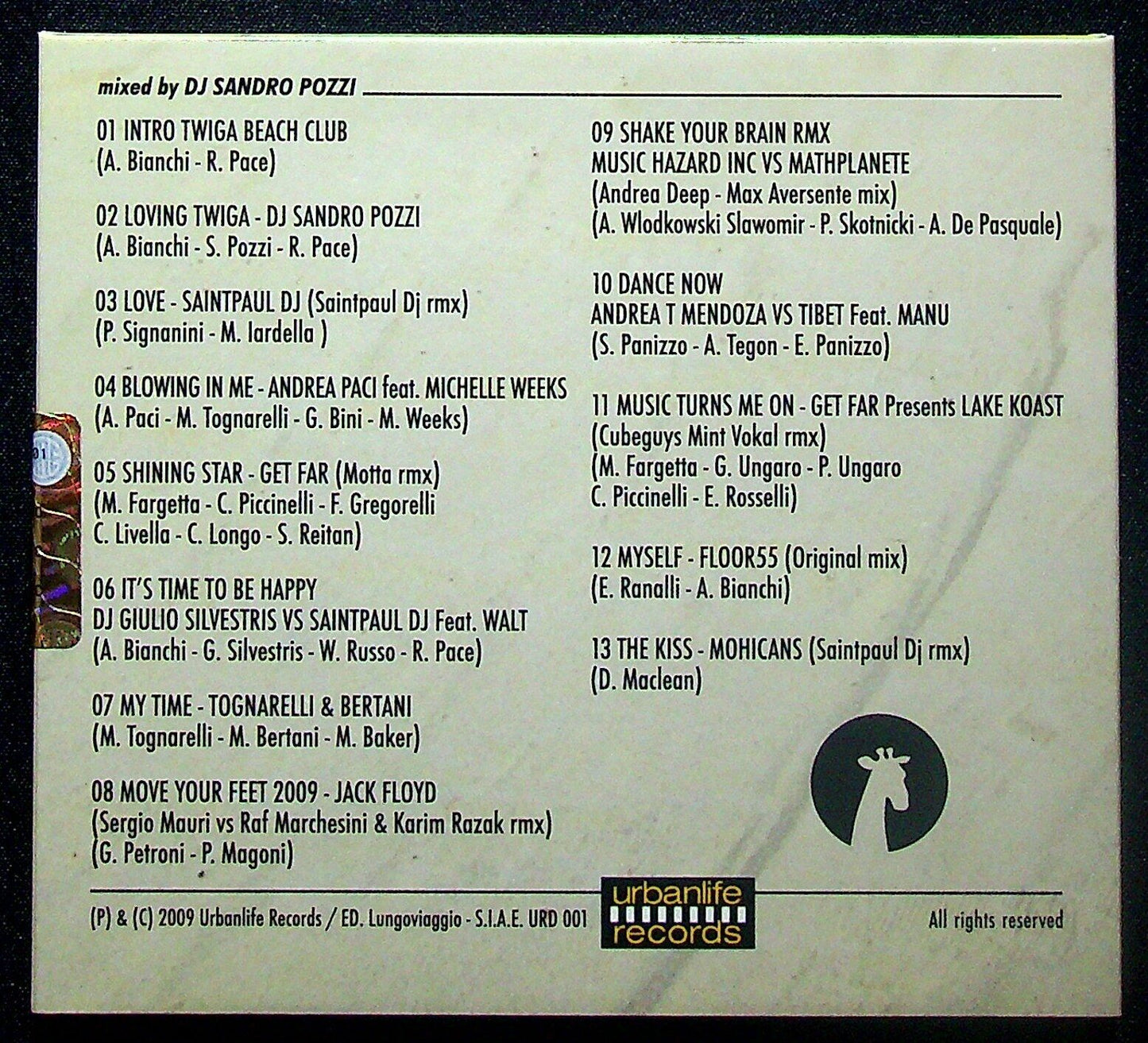 EBOND Twiga Beach Club CD CDS001005