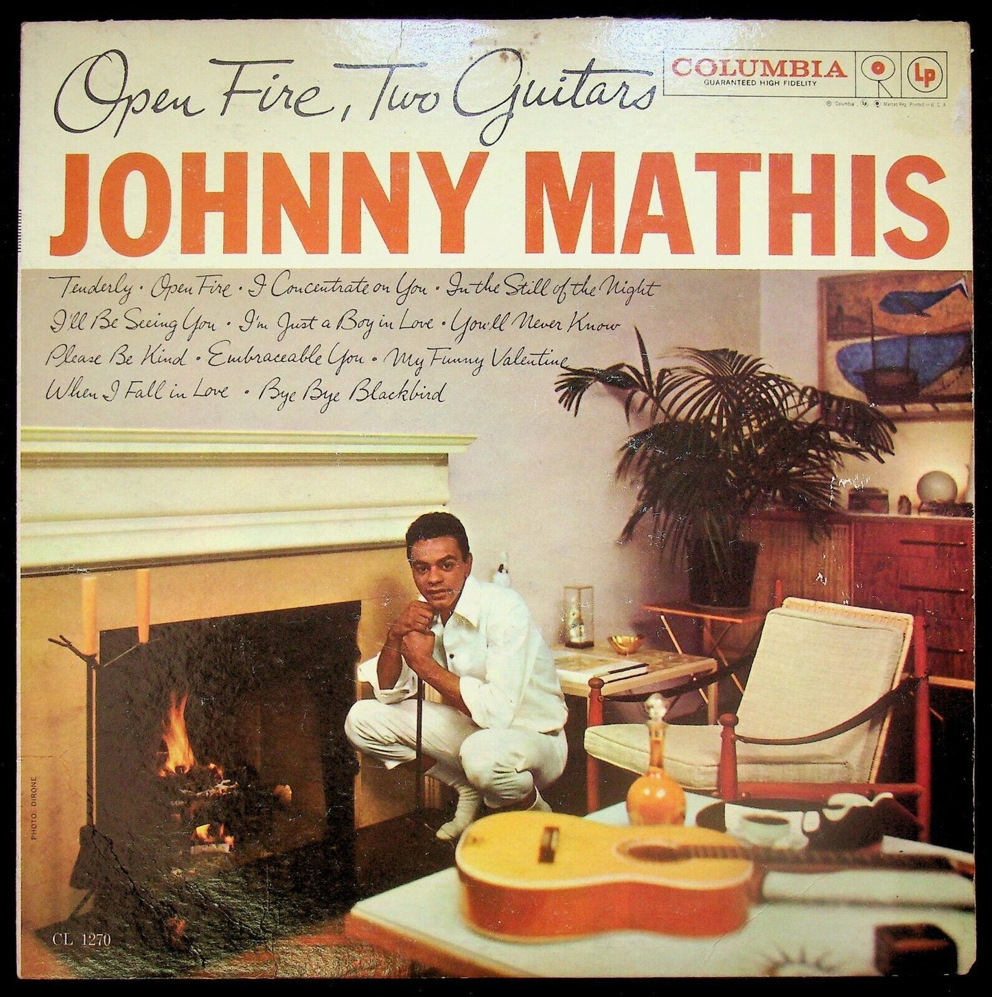 EBOND Johnny Mathis Open Fire Two Guitars Vinile V062050
