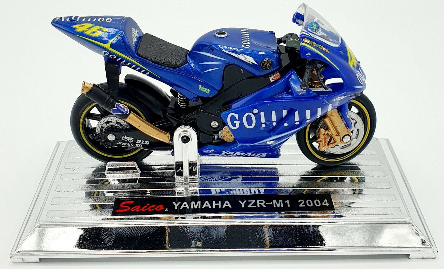 EBOND Moto Yamaha YZR-M1 - VALENTINO ROSSI - Motorama - 2004 - Scala 1:18 S029.