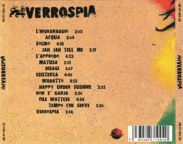 EBOND Verrospia - Verrospia5014 CD CDS001391