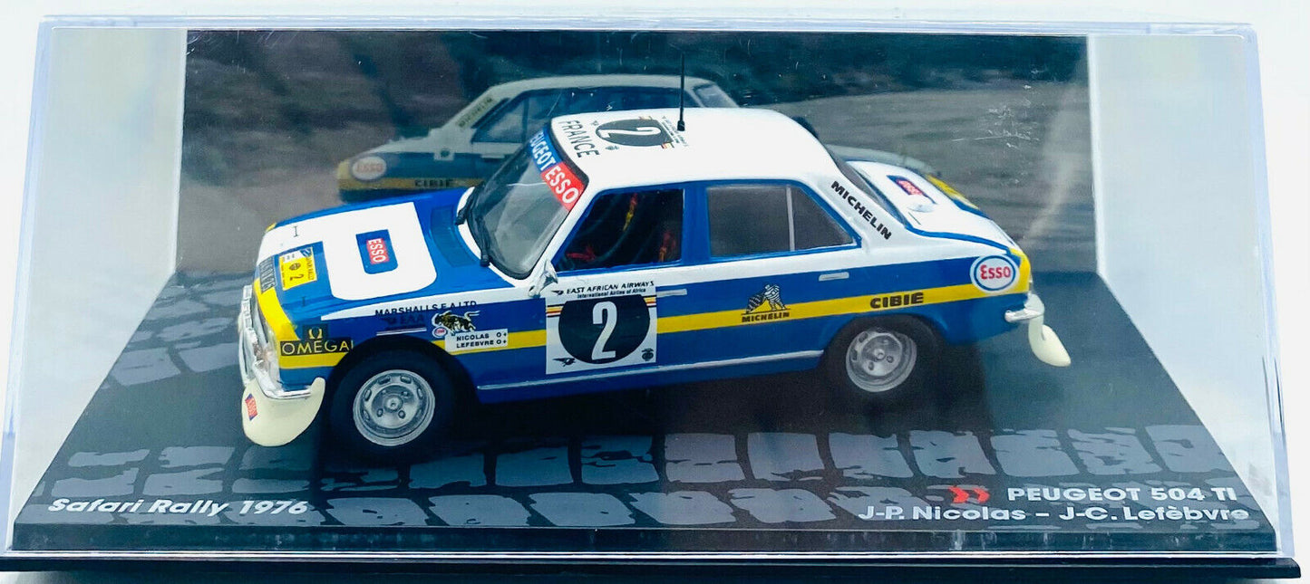 EBOND Peugeot 504 TI Safari Rally 1976 J.P.Nicolas J.C.Lefebvre - 1:43 - 0260