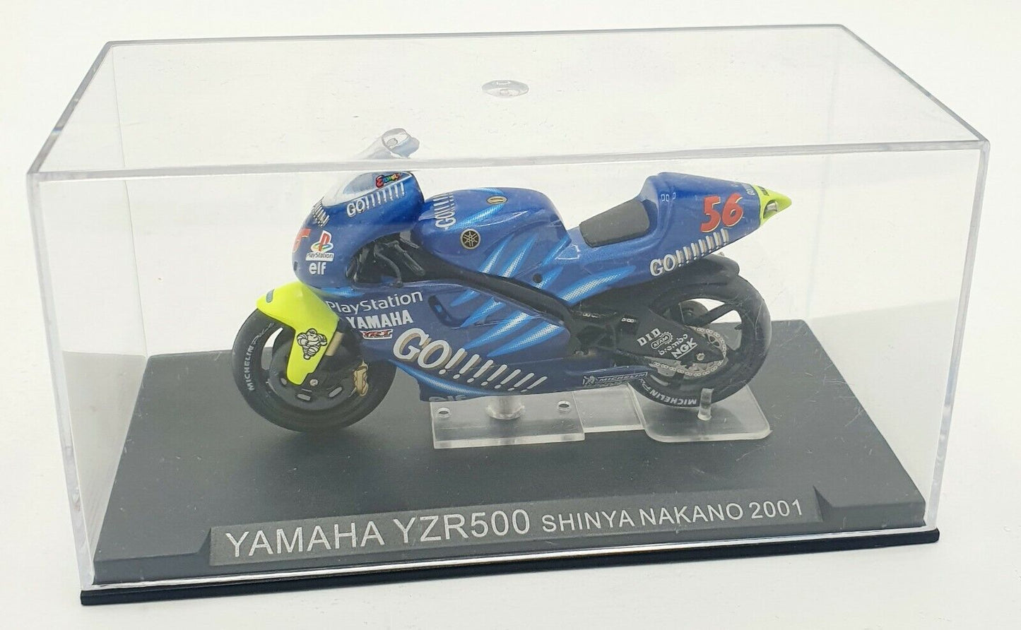 EBOND Moto Yamaha YZR500 Shinya Nakano 2001 - Die cast - Scala 1:24 - S046.