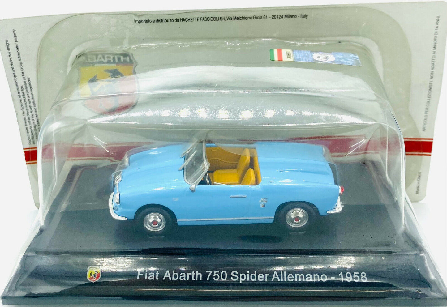 EBOND Fiat Abarth 750 Spider Allemano - 1958 - Die cast - 1:43 - 0171