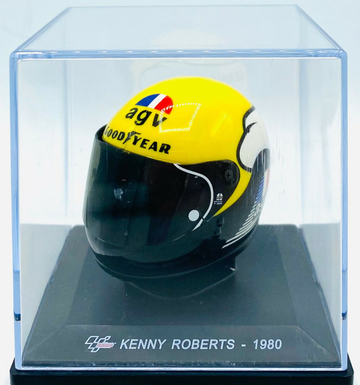 EBOND Moto GP Casco Kenny Roberts - 1980 - Die Cast - 1:5 - 0212