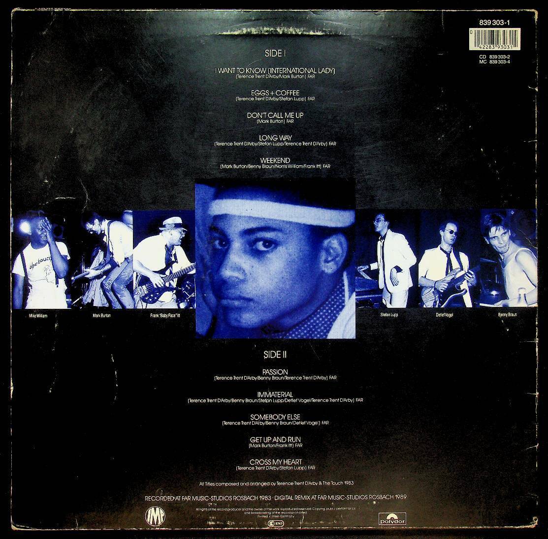 EBOND The Touch With Terence Trent D'arby - Early Works -- V056107 Vinile V056107