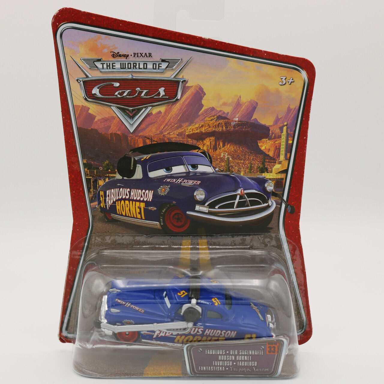 EBOND Fabulous Hudson Hornet - Cars - Die cast Scala 1:55 - Disney Pixar - 1V