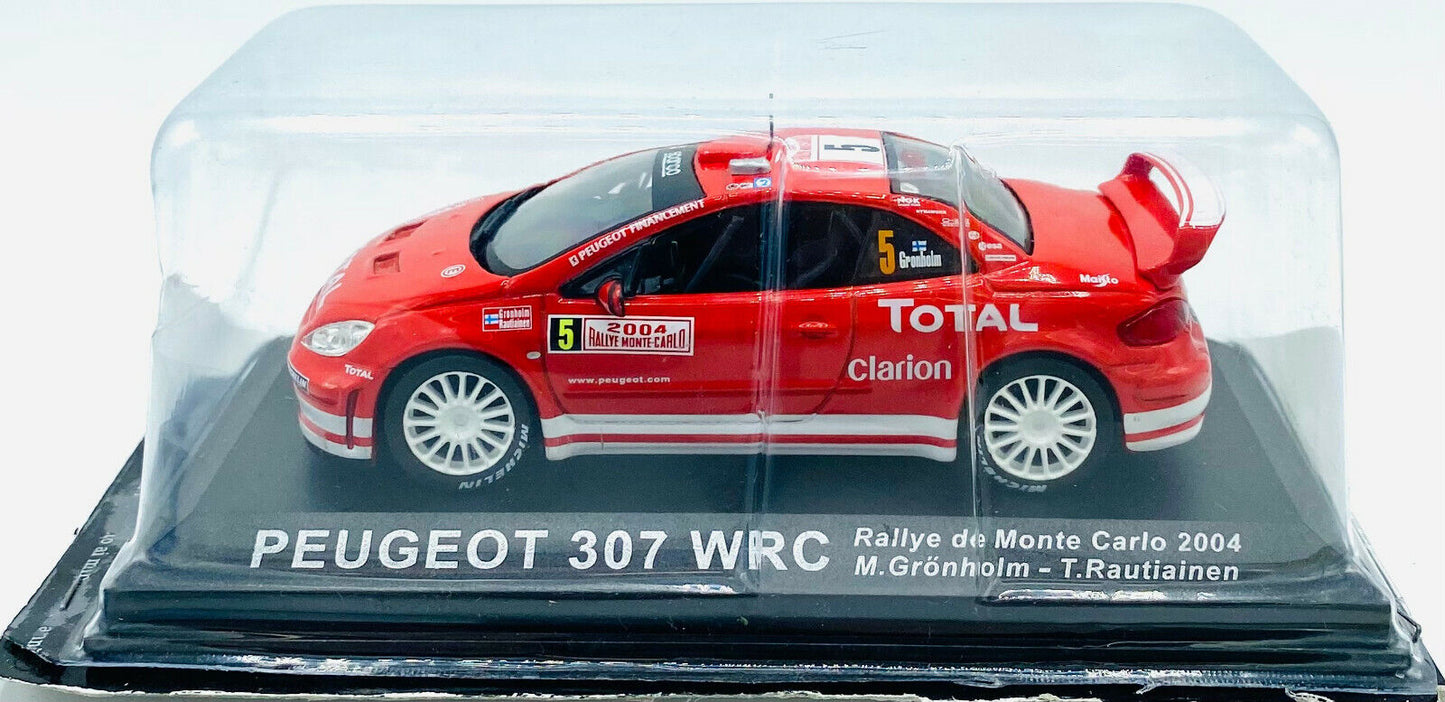 EBOND Peugeot 307 WRC Rallye Monte Carlo 2004 M.Gronholm T.Rautiainen 1:43 0252