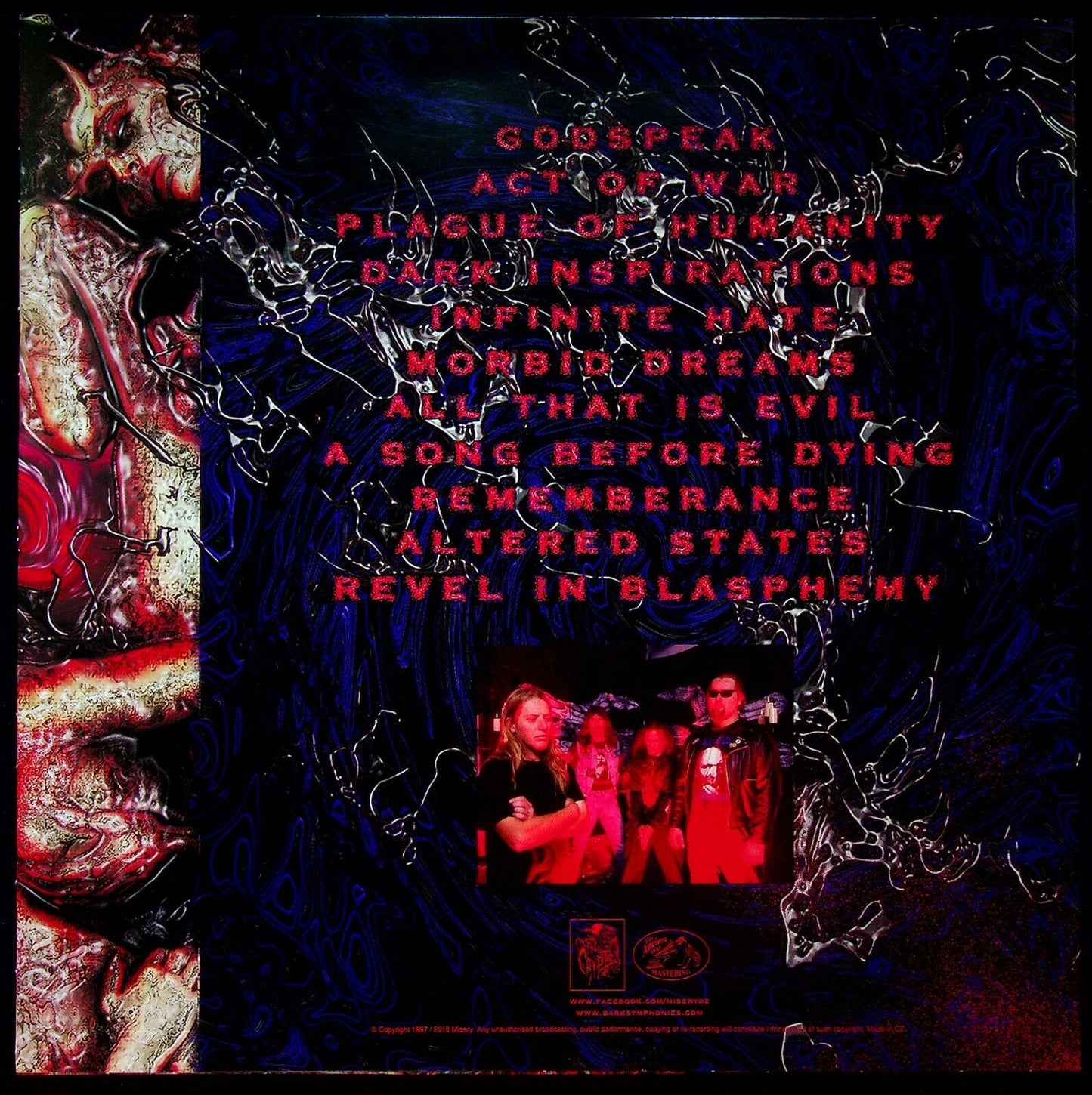 EBOND Misery - Revel In Blasphemy Vinile V058100