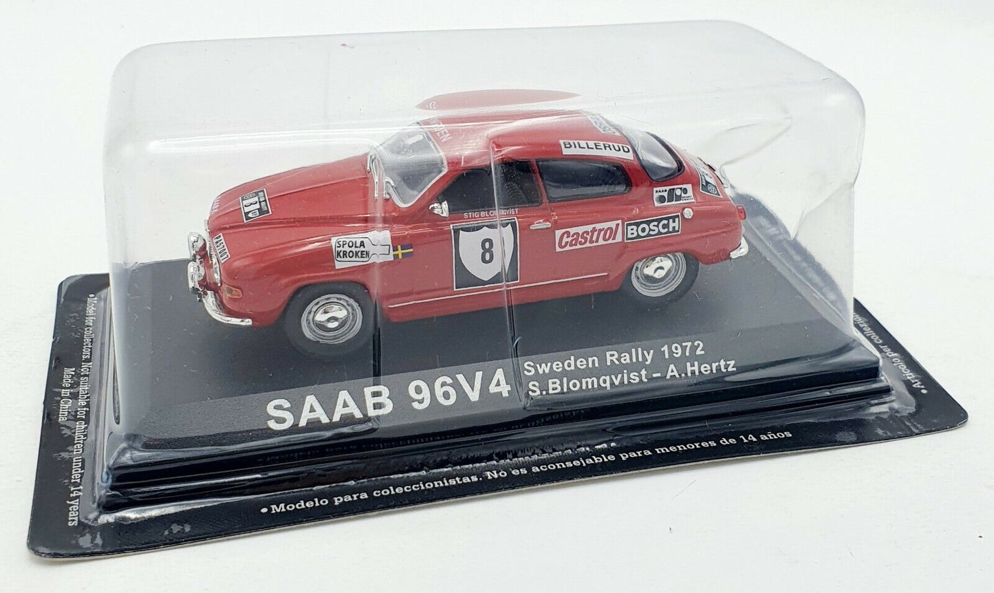 EBOND Saab 96V4 - Sweden Rally 1972 - S.Blomqvist - A.Hertz - Scala 1:43 0051.