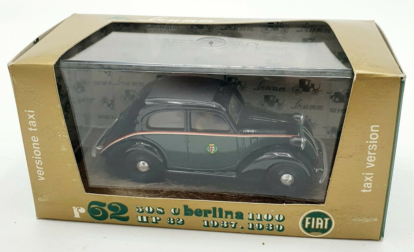EBOND Modellino Fiat 508 C berlina 1100 HP 32 - 1937.1939 - Brumm R62 - 1:43 S033