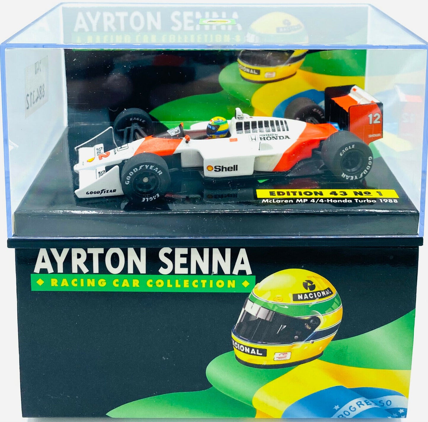 EBOND Ayrton Senna Collection N°1 - McLaren MP 4/4 Honda Turbo 1988 - 1:43 0271