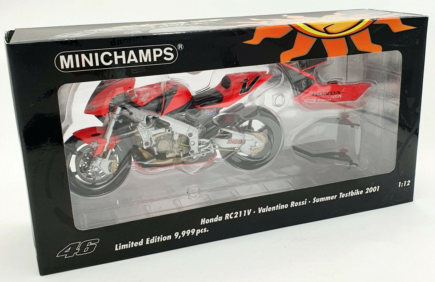 EBOND Honda RC211V - Valentino Rossi - Summer Testbike 2001 - 1:12 - S045.