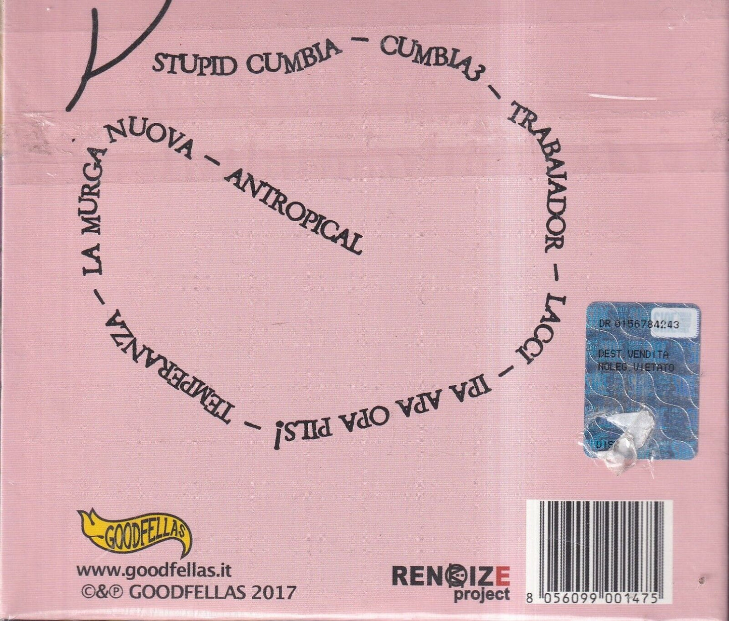 EBOND Los3saltos - Risacca Digipack5014 CD CDS001373