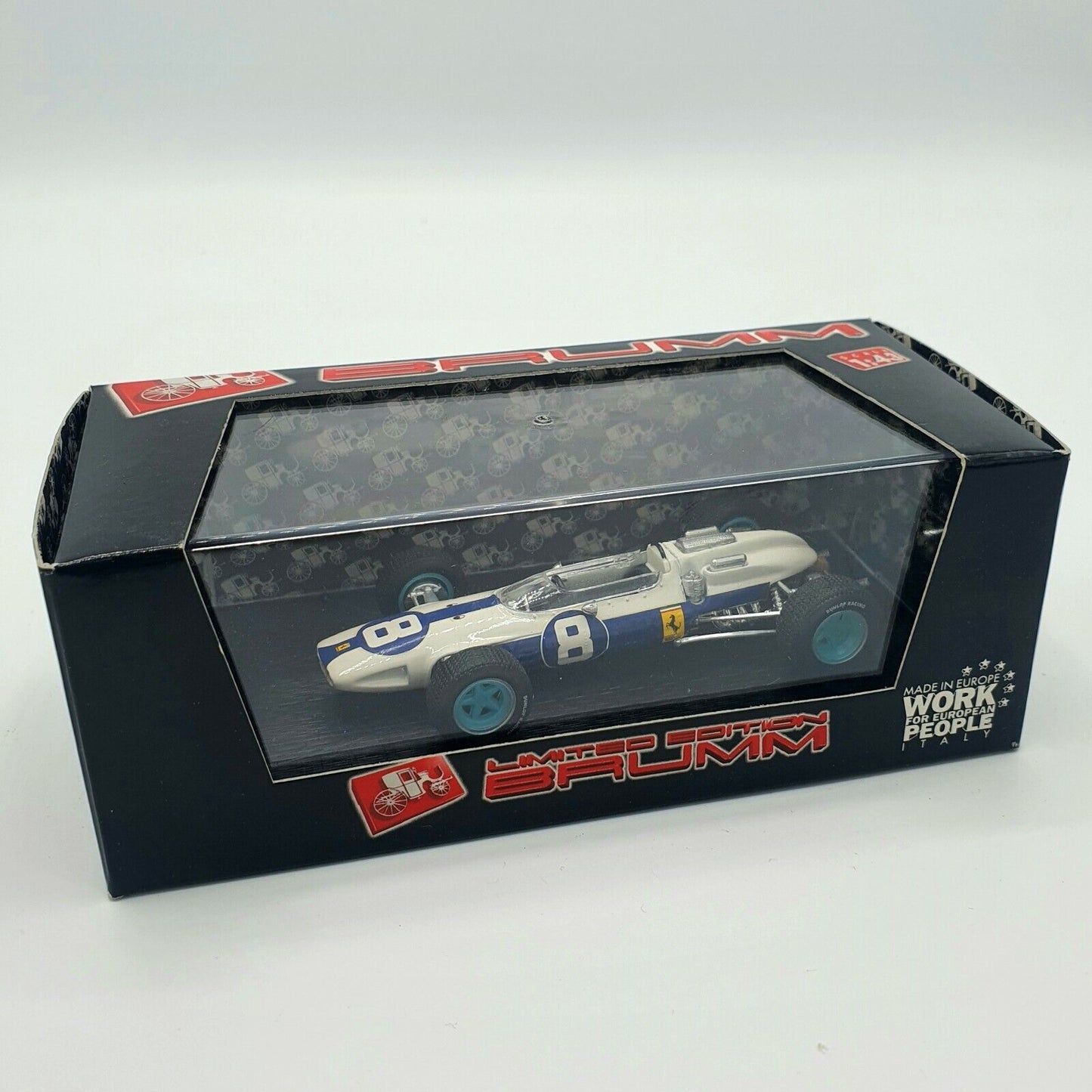 EBOND Modellino Ferrari 158 G.P.Messico 1964 Lorenzo Bandini R 291B Scala 1:43 - S016.