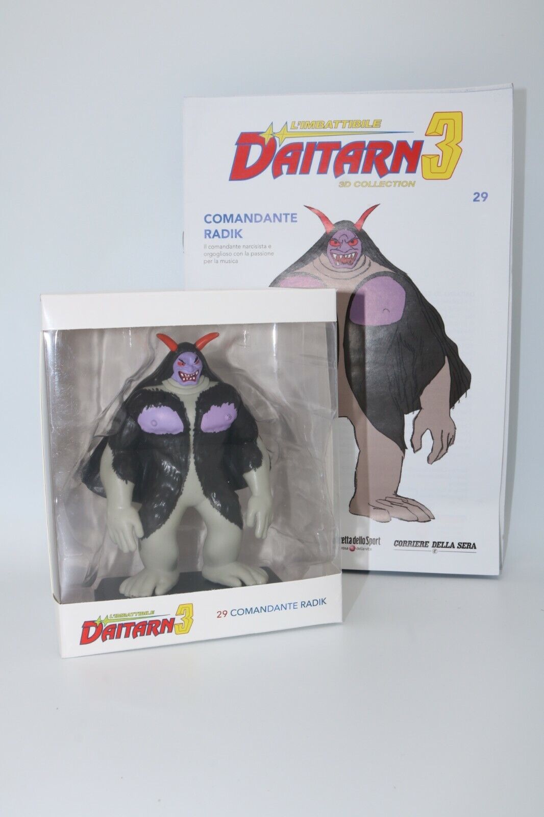 EBOND L'Imbattibile Daitarn 3 3D Collection 29 COMANDANTE RADIK Figure