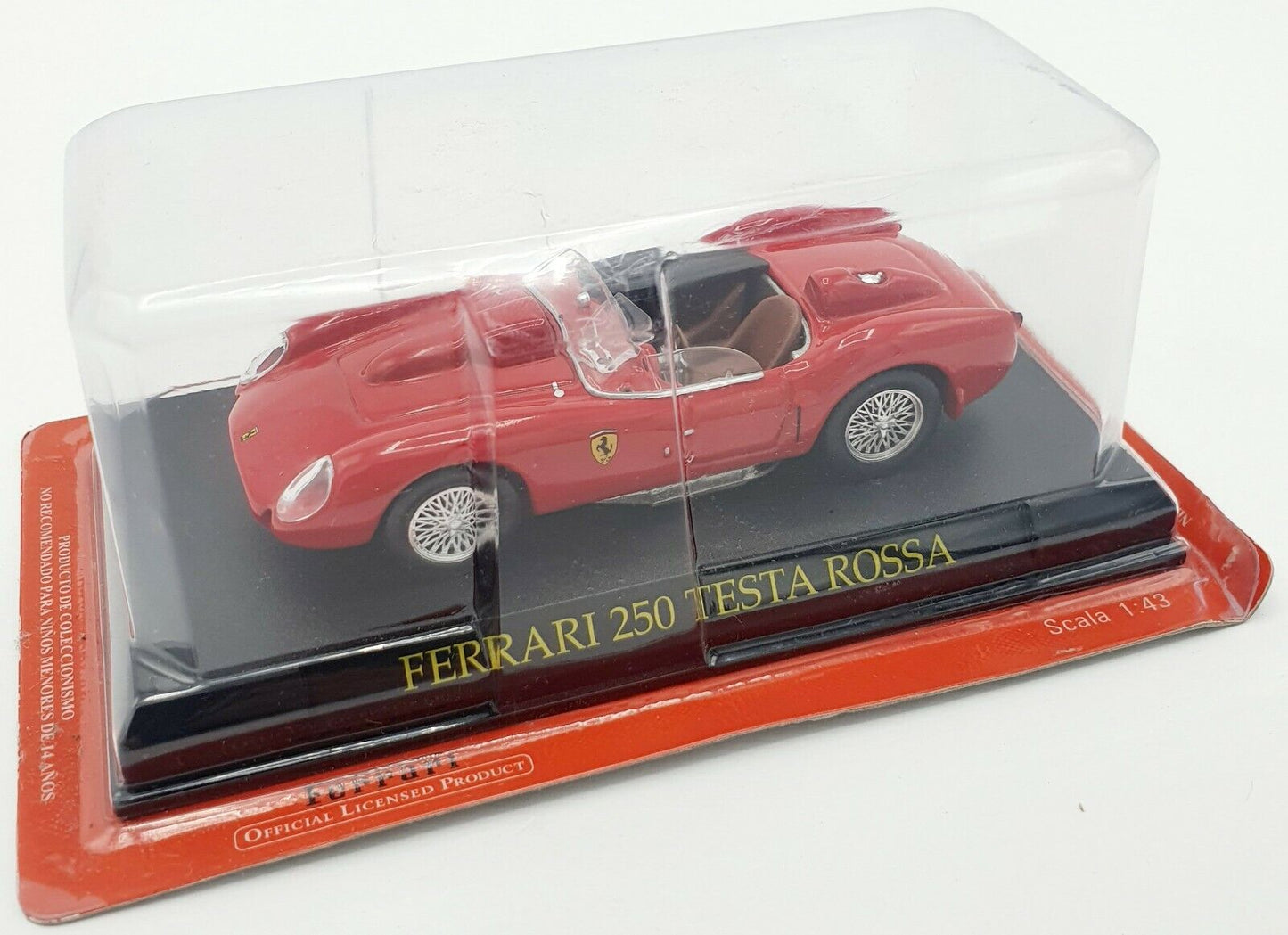 EBOND Ferrari 250 Testa Rossa - rosso - Die cast - Scala 1:43 S021.