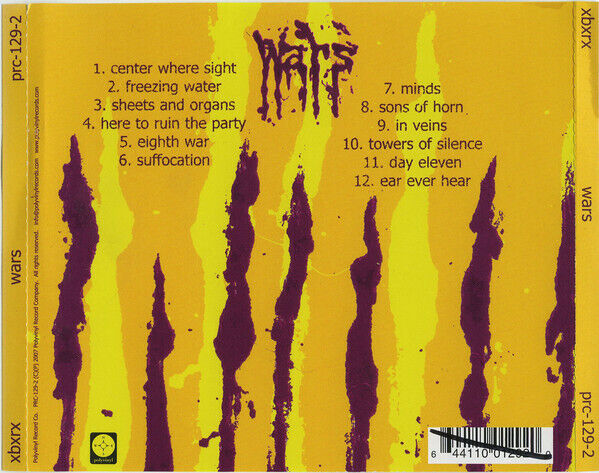 EBOND Xbxrx - Wars5008 CD CDS001234