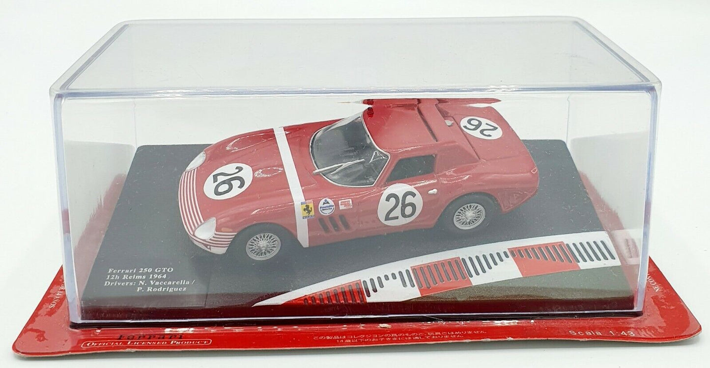EBOND Ferrari 250 GTO 12H Reims 1964 N.Vaccarella / P.Rodriguez Scala 1:43 S029.