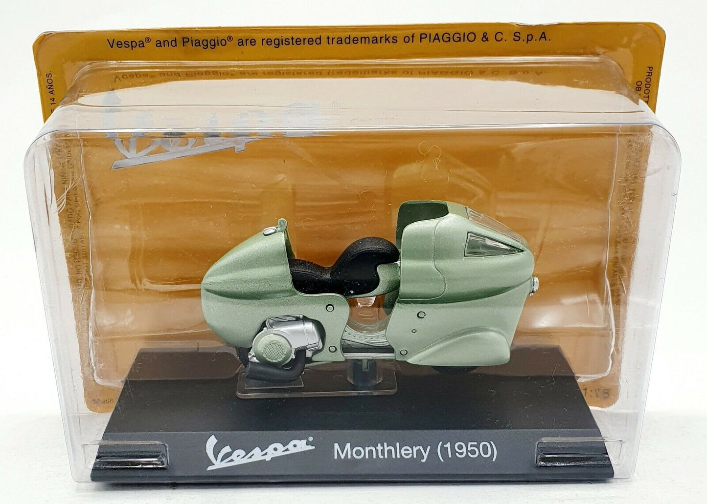 EBOND Moto Vespa Monthlery - 1950 - Die cast - 1:18 - 0078.