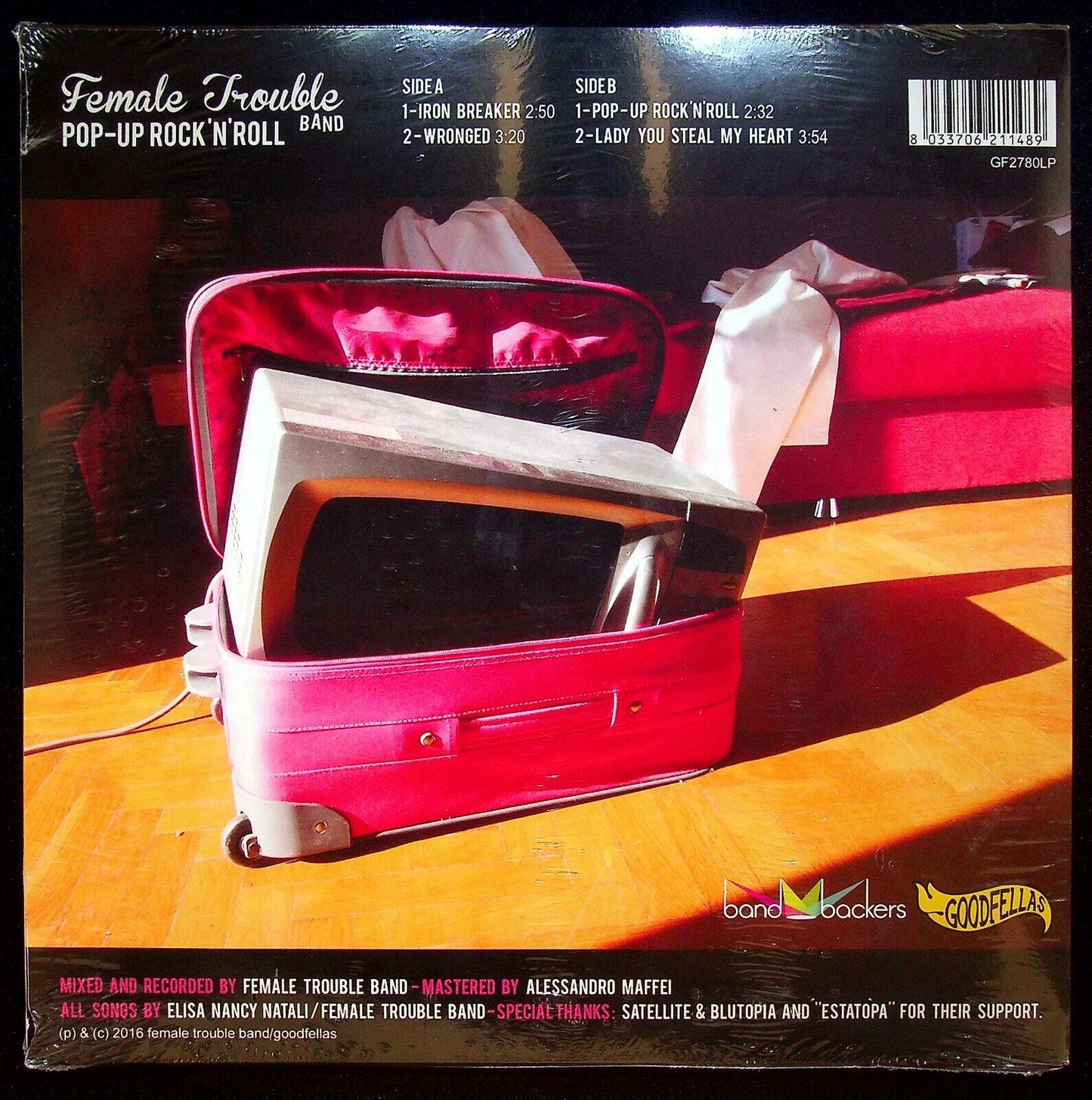 EBOND Female Trouble Band - Pop-up Rock'n'roll Vinile V059100