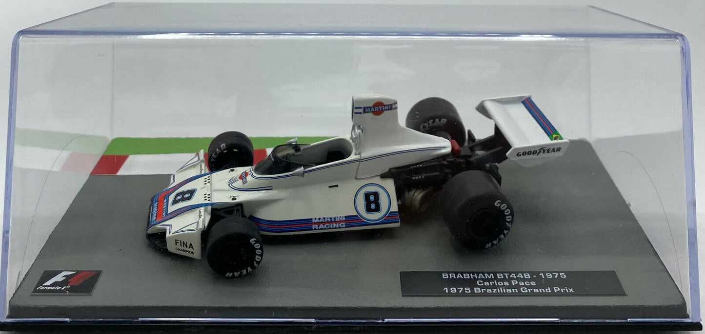 EBOND F1 Brabham BT44B-1975-Carlos Pace-Grand Prix Brazilian 1975-1:43-0144