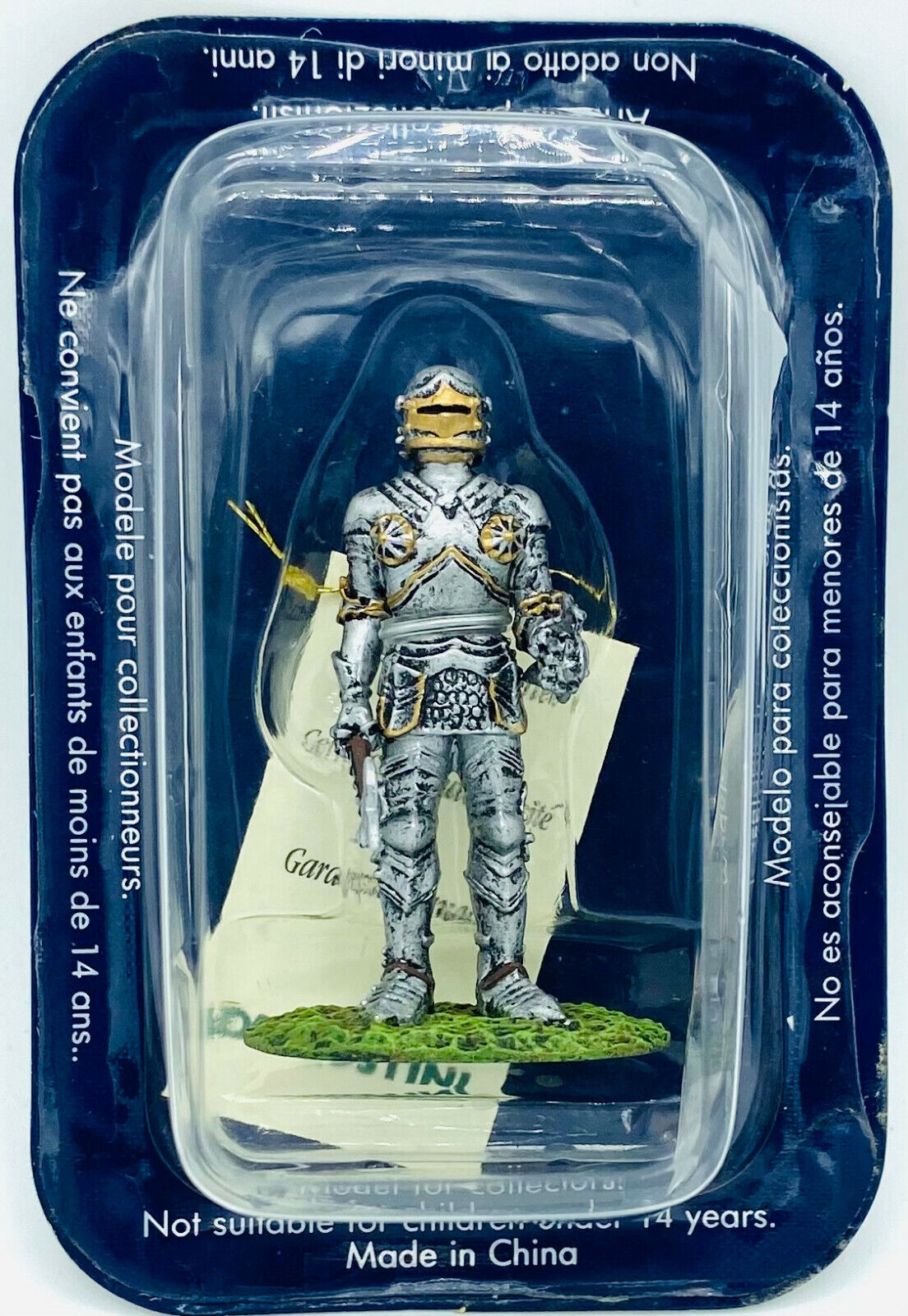 EBOND Soldatino In Piombo Guerriero In Armatura Tedesca XV Secolo - DeA - 0240