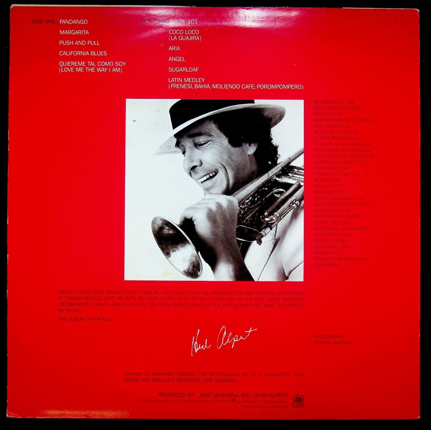 EBOND Herb Alpert - Fandango Vinile V063085