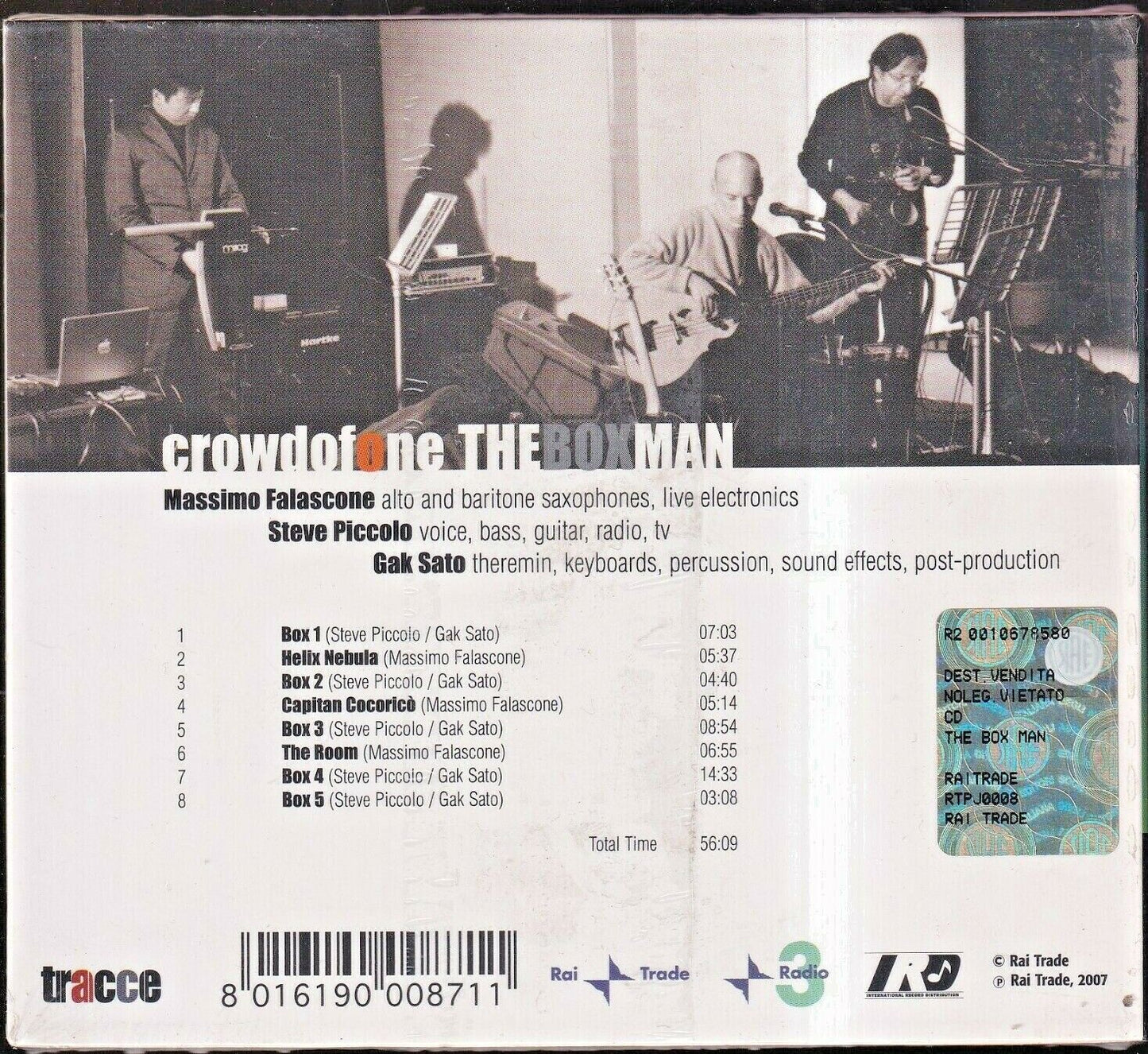 EBOND Crowdofone - The Box Man Digipack5010 CD CDS001306