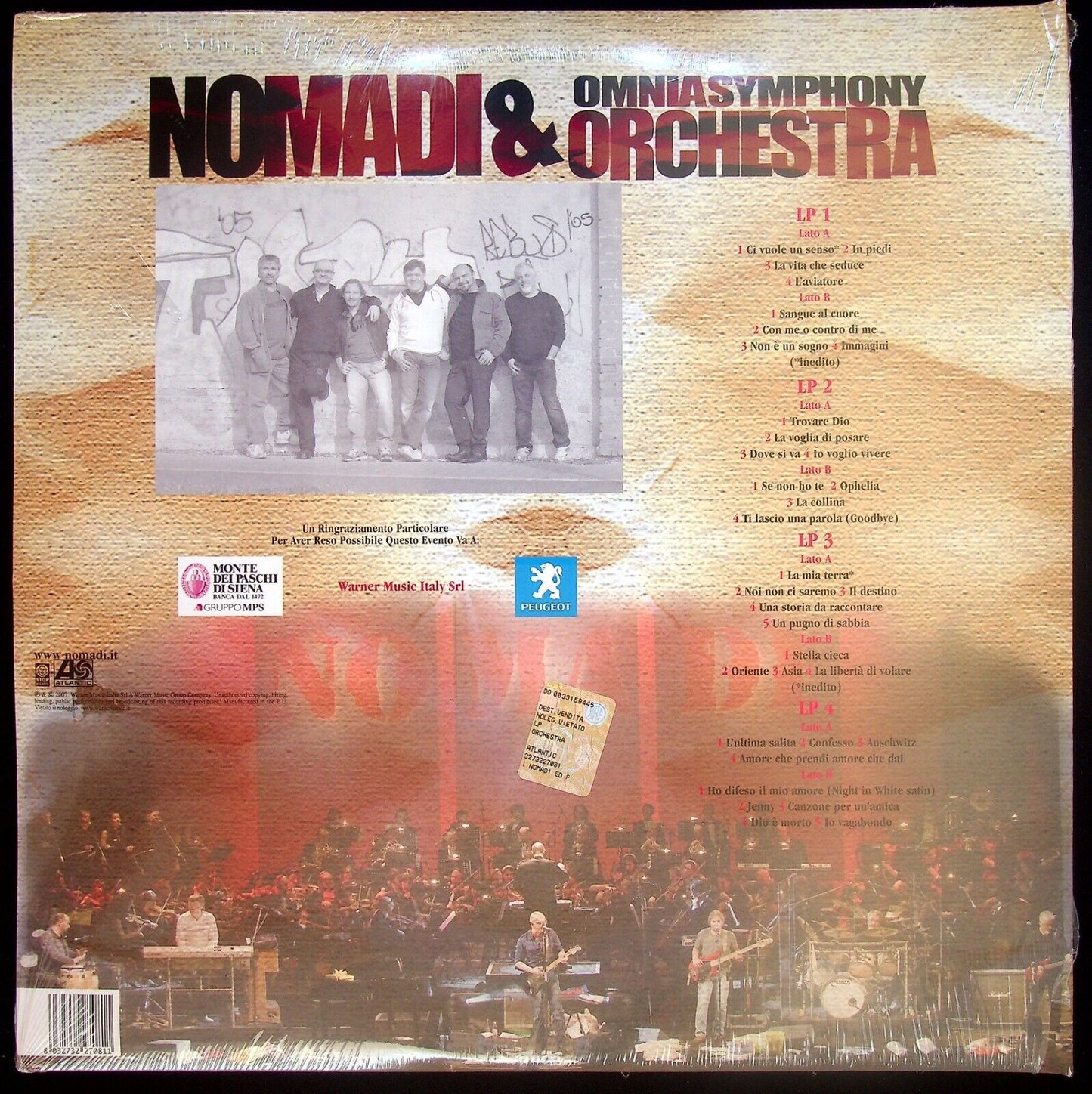 EBOND Nomadi & Omnia Symphony Orchestra - Live 2007 Vinile V060056