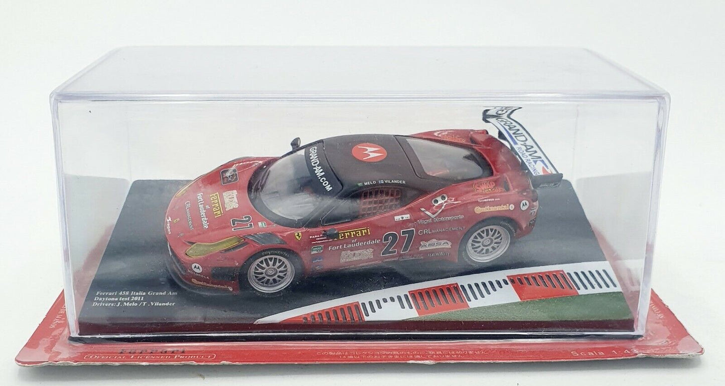 EBOND Ferrari 458 - J.Melo / T.Vilander - Die cast - 1:43 - 0068.