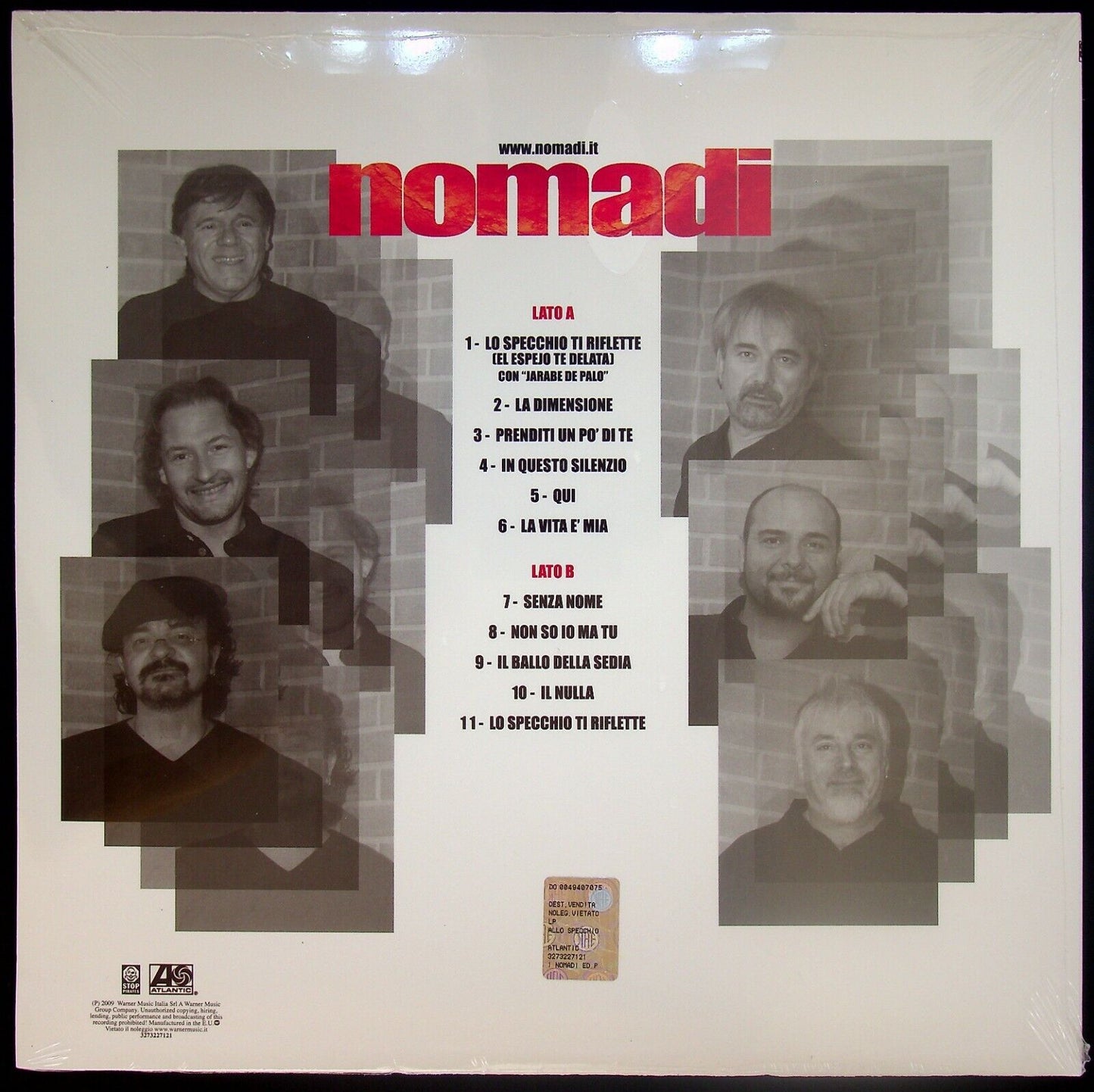 EBOND Nomadi - Allo Specchio Vinile V061004