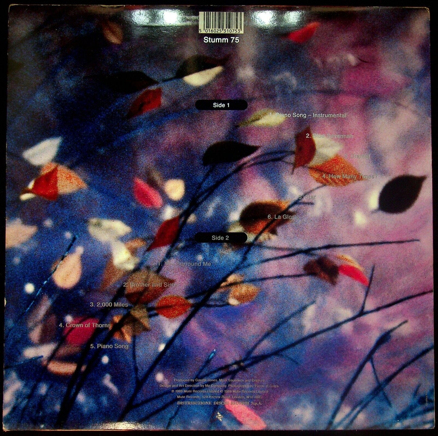 EBOND Erasure - Wild! Vinile V059083