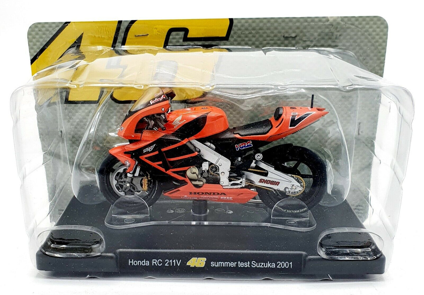 EBOND Moto Honda RC 211V V.Rossi - summer test Suzuka 2001 - Die cast-1:18-0116.