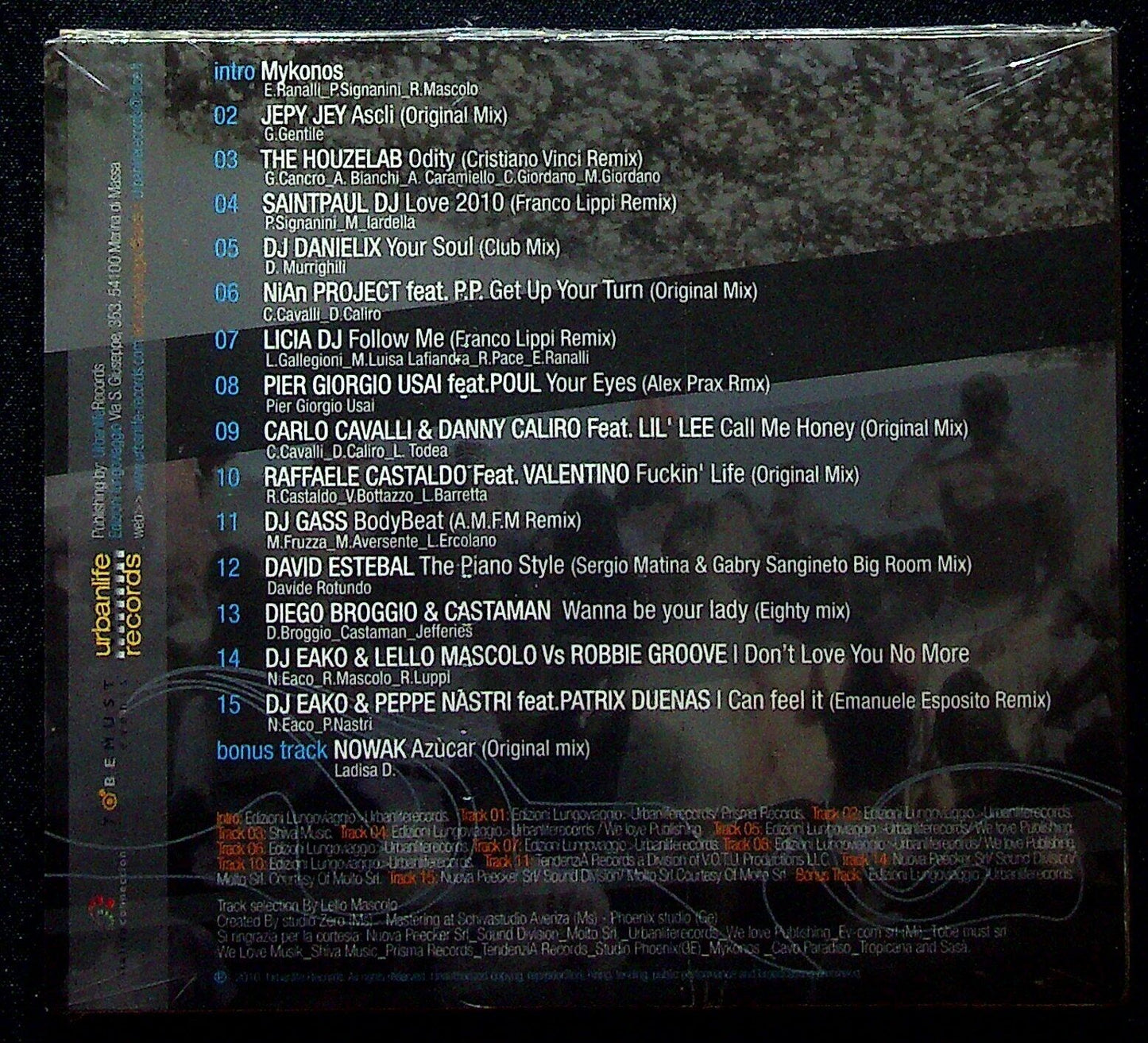 EBOND Lello Mascolo Presents Sasa The King Summer 2010 CD CDS001004