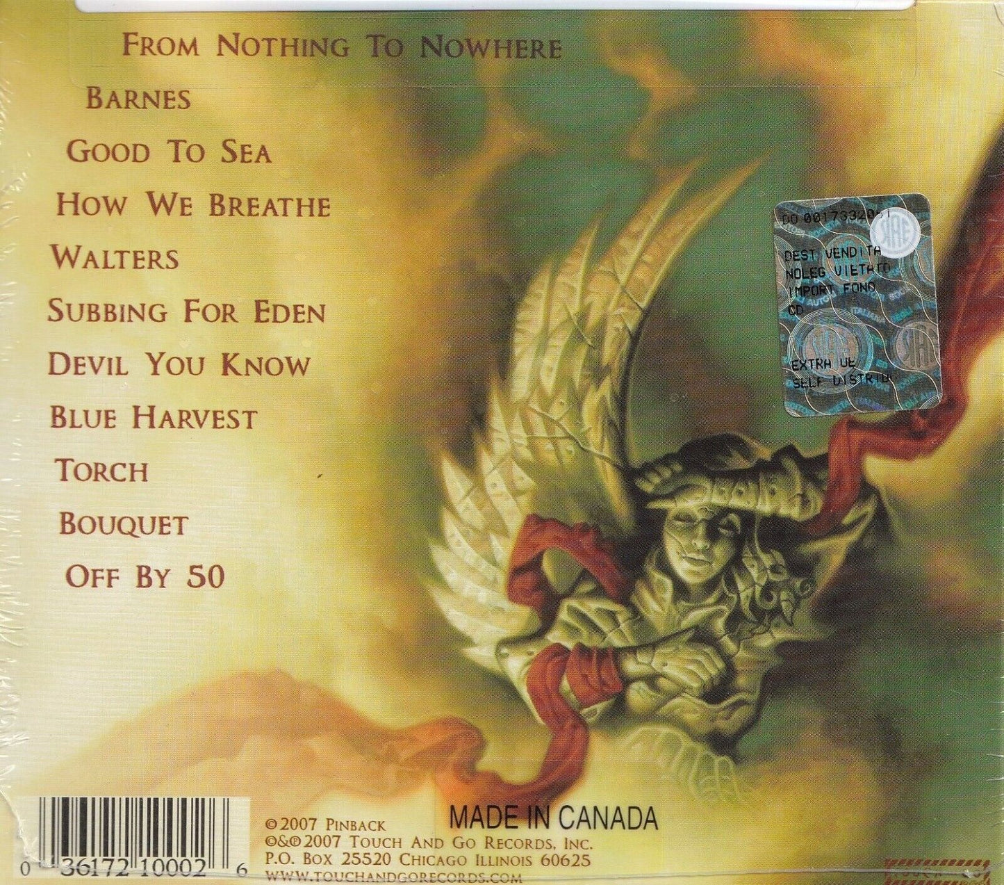 EBOND Pinback - Autumn Of The Seraphs5010 CD CDS001288