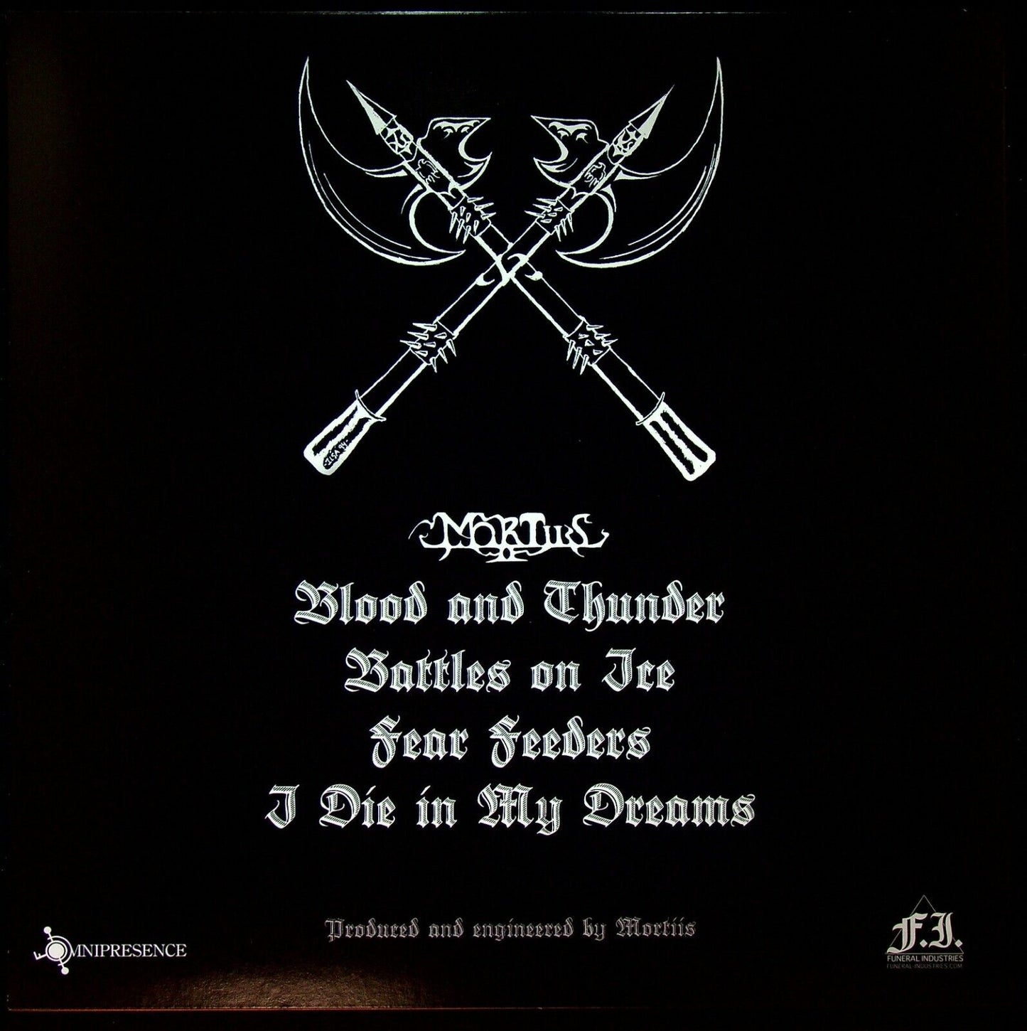 EBOND Mortiis - Blood And Thunder Vinile V058103