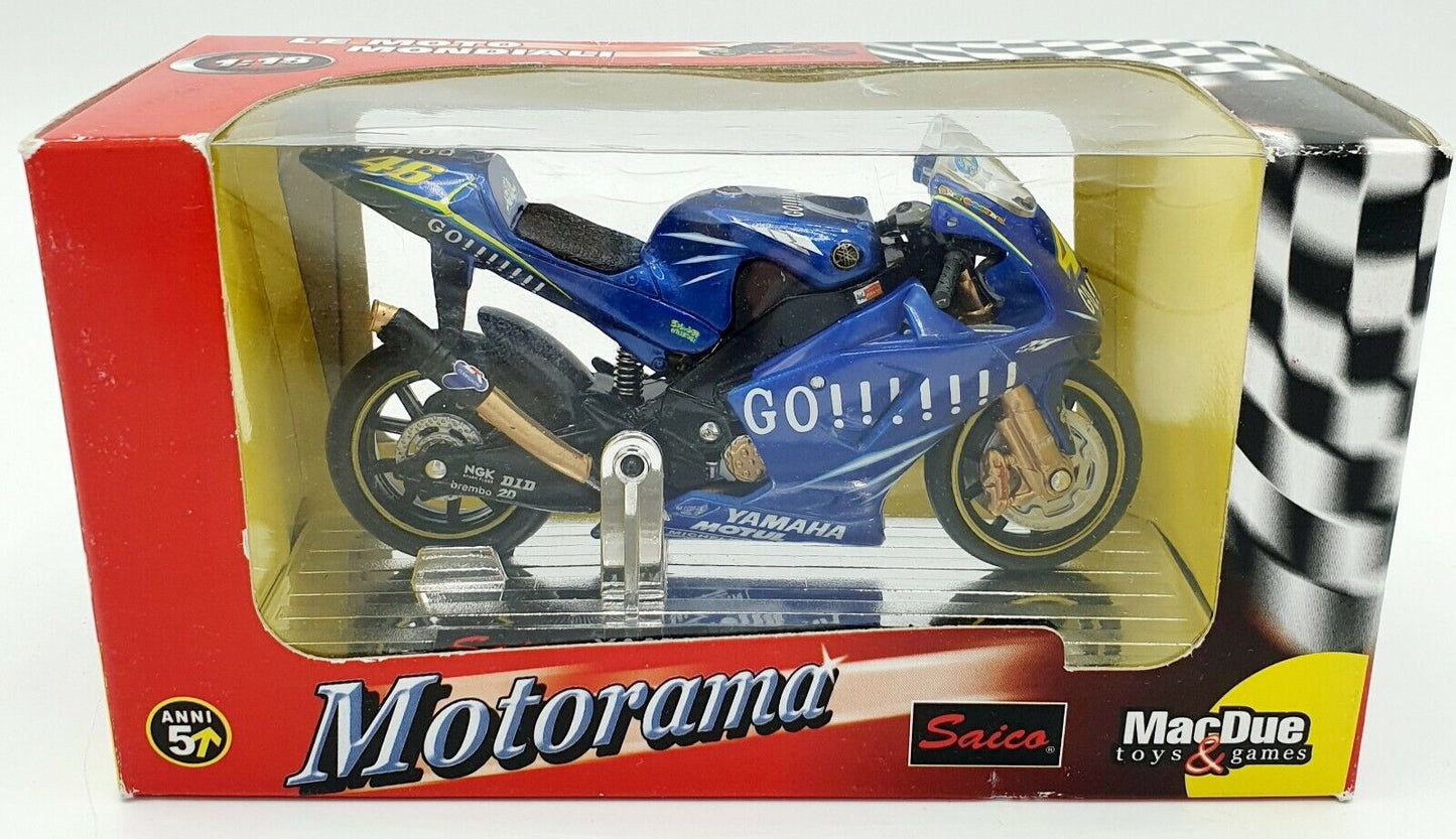 EBOND Moto Yamaha YZR-M1 - VALENTINO ROSSI - Motorama - 2004 - Scala 1:18 S029.