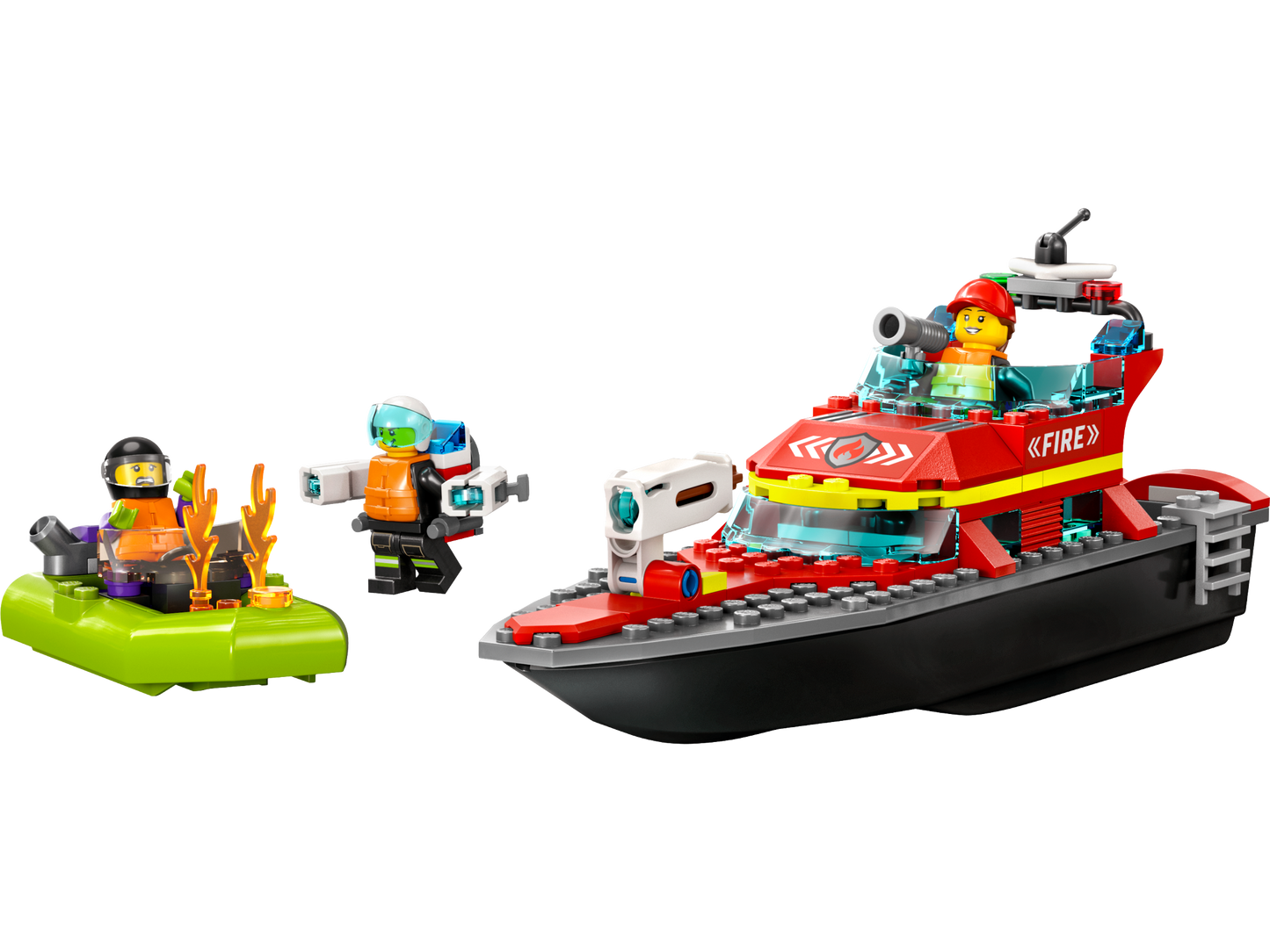 LEGO 60373 Barca di soccorso antincendio