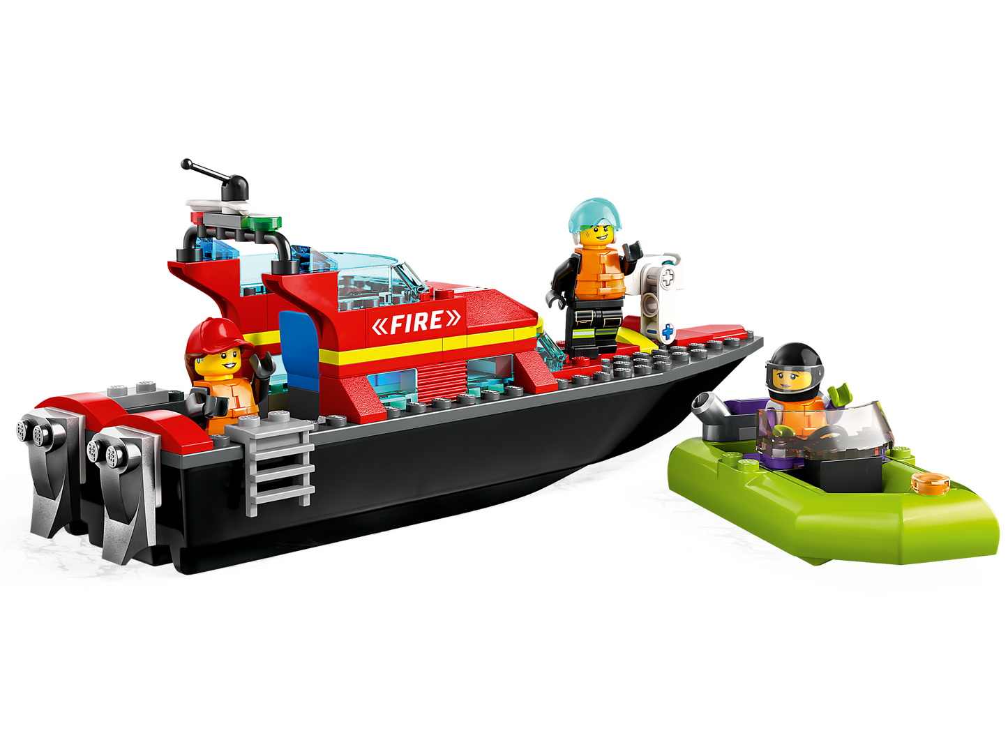 LEGO 60373 Barca di soccorso antincendio