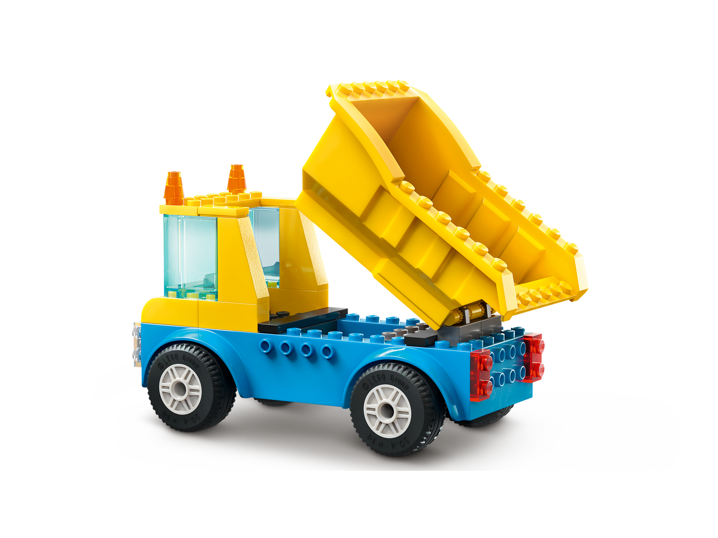LEGO 60391 Camion da cantiere e gru con palla da demolizione