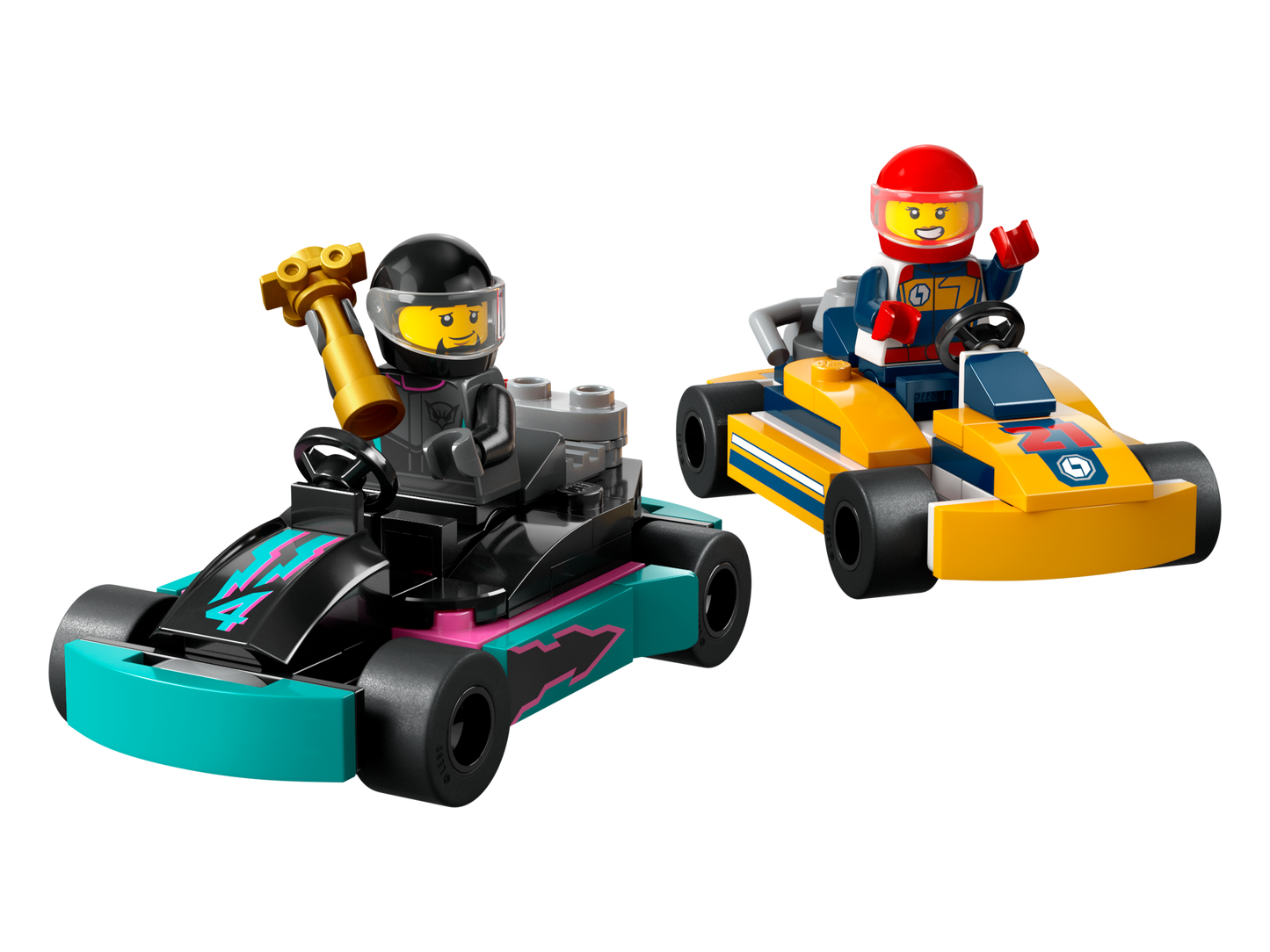 LEGO 60400 Go-kart e piloti