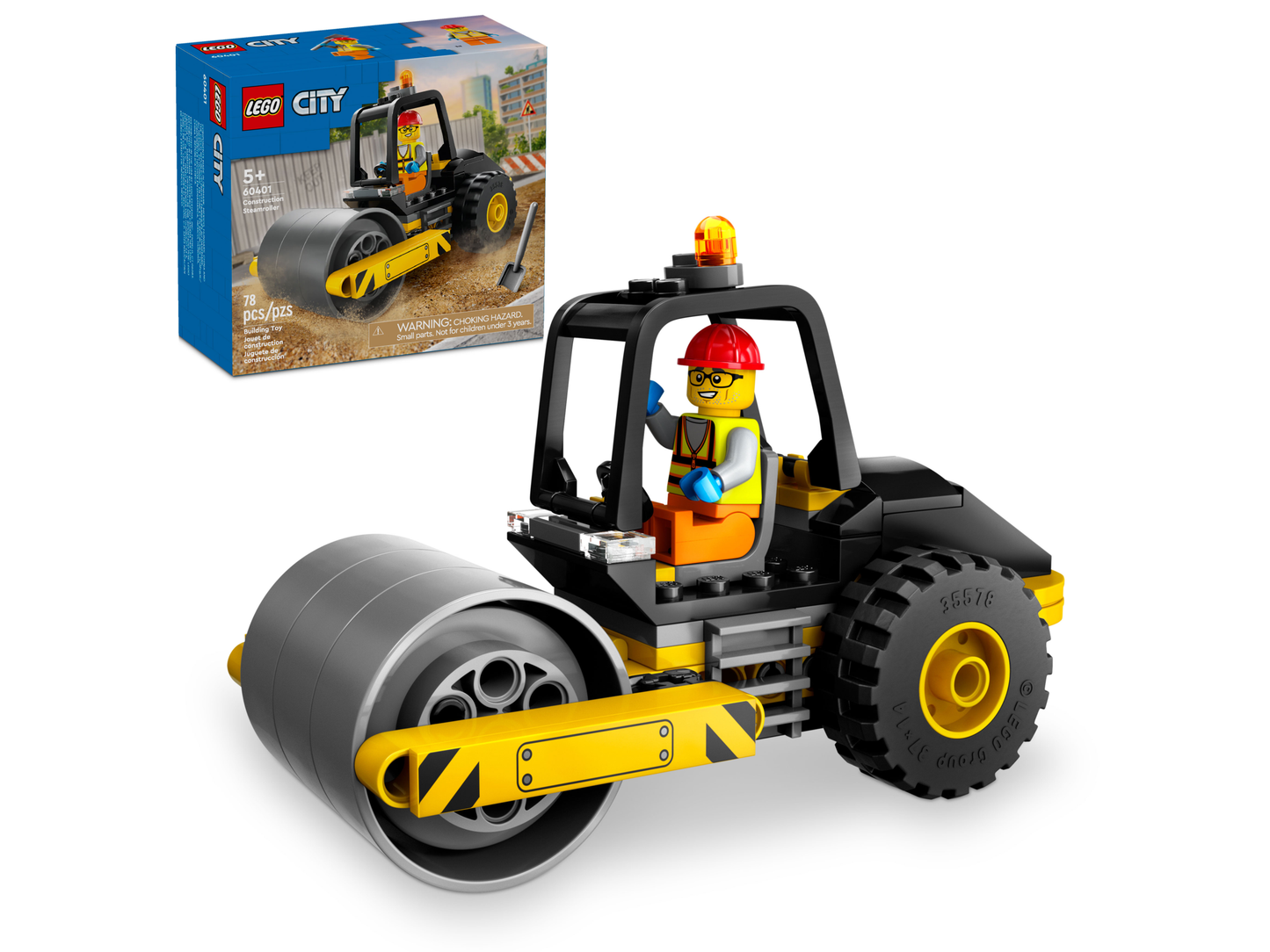 LEGO 60401 Rullo compressore
