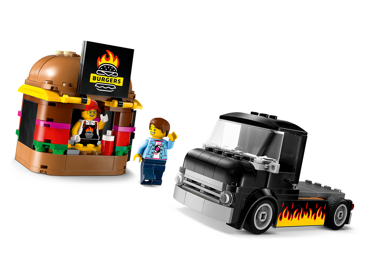 LEGO 60404 Furgone degli hamburger